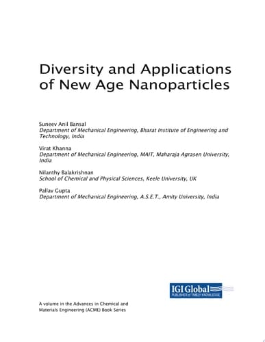 Diversity and Applications of New Age Nanoparticles