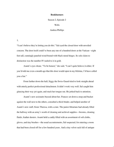 Webs (Bookburners Season 2 Episode 2)