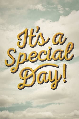 It's a Special Day! (Pack Of 25)