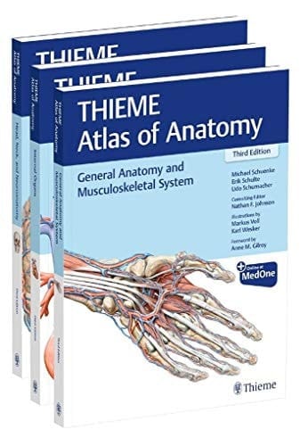 THIEME Atlas of Anatomy, Three Volume Set, Third Edition