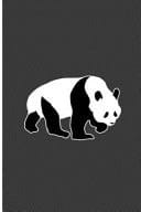 Panda Cute Panda Perfect Gift Lined Notebook/Journal (6 X9 )
