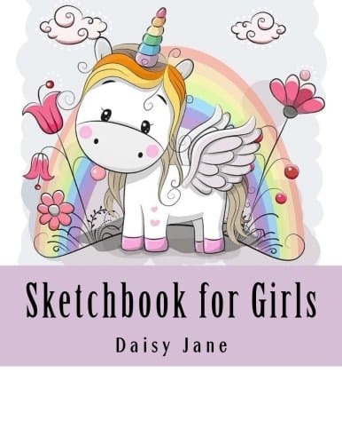 Sketchbook for Girls Cute Book for Drawing, Doodling and Sketching 100+ Pages of 8. 5 X11
