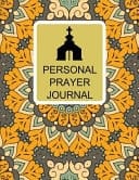 Personal Prayer Journal Mandala Floral Design with Calendar 2018-2019 ,Daily Guide for Prayer, Praise and Thanks Workbook : Size 8. 5x11 Inches Extra Large Made in USA
