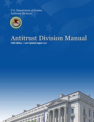 2017 Antitrust Division Manual