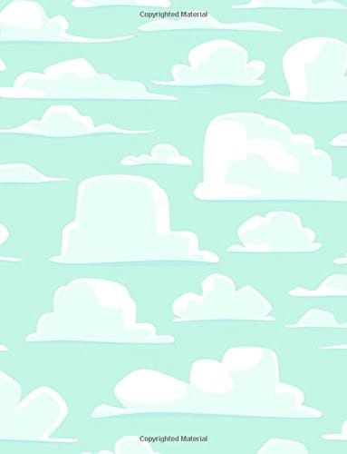 Cloud Notebook Blue Sky Journal Lined Ruled Page Paper for Kids Teen Girl Boy Women Men Great for Writing Cute Diary Note Pad Planner School College Kawaii Simple Composition Book (Large, 8. 5 X 11 Inches, Paperback)