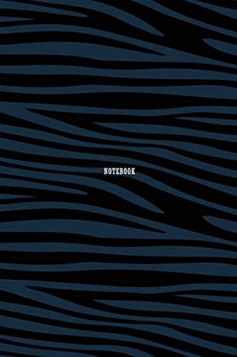 Notebook_Horizontal Line, Zebra Pattern Cover, 120pages, 6x9 Inches