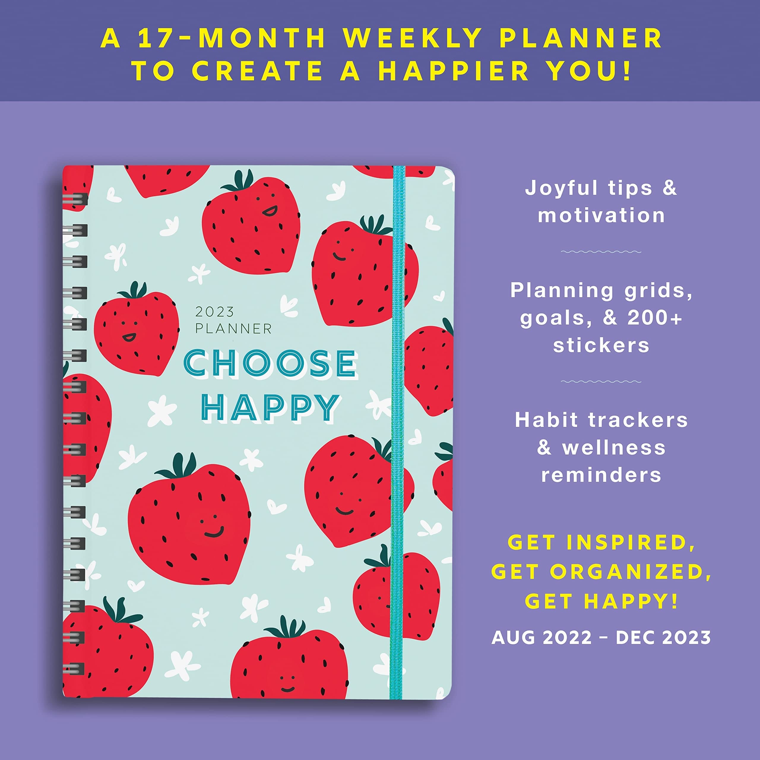 2023 Choose Happy Planner August 2022-December 2023