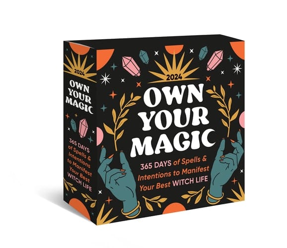 2024 Own Your Magic Boxed Calendar: 365 Days of Positive Manifestation and Witchy Self Care (Daily Desk Gift)