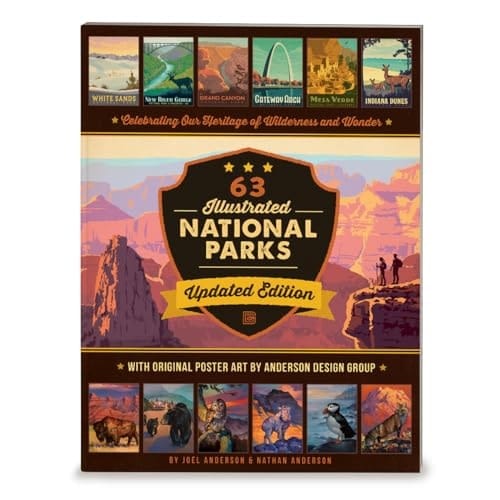 63 Illustrated National Parks (Softcover) Updated Edition