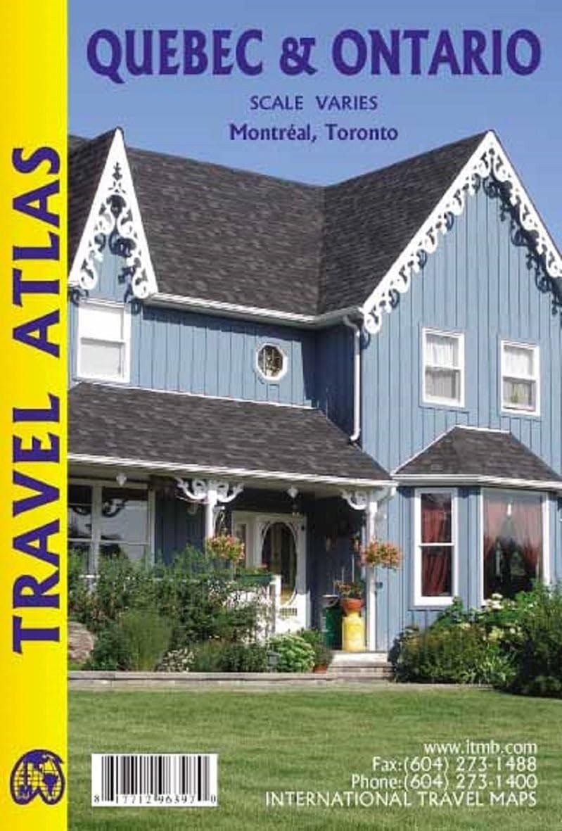 Quebec / Ontario Road Atlas 2016