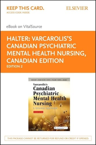Varcarolis's Canadian Psychiatric Mental Health Nursing, Canadian Edition Elsevier eBook on VitalSource (Retail Access Card), 2e