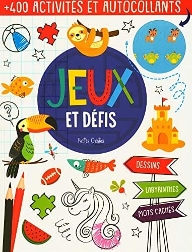 Jeux et défis 400 activités et autocollants