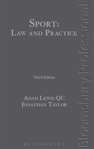 Sport: Law and Practice