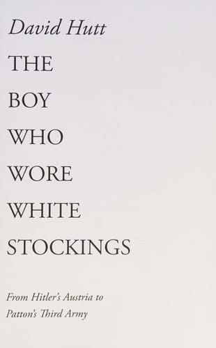 The Boy Who Wore White Stockings