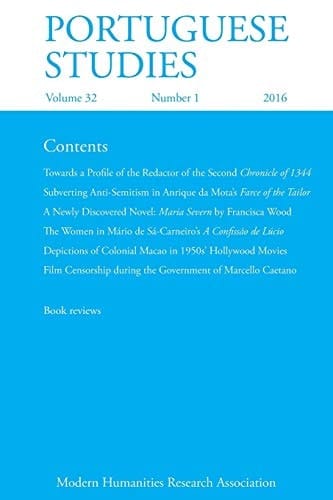 Portuguese Studies 32 1 (2016)