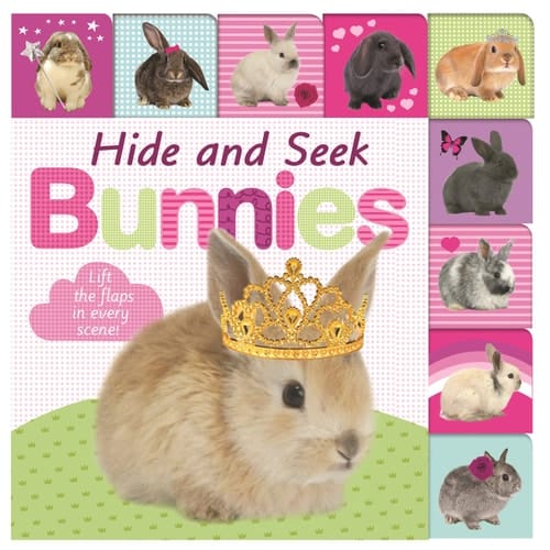 Hide and Seek Bunnies Lift the Flap Tab
