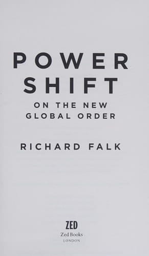 Power Shift On the New Global Order