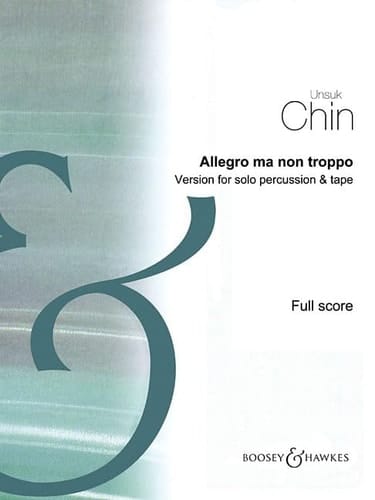 Allegro Ma Non Troppo: for Percussion and Tape - Score