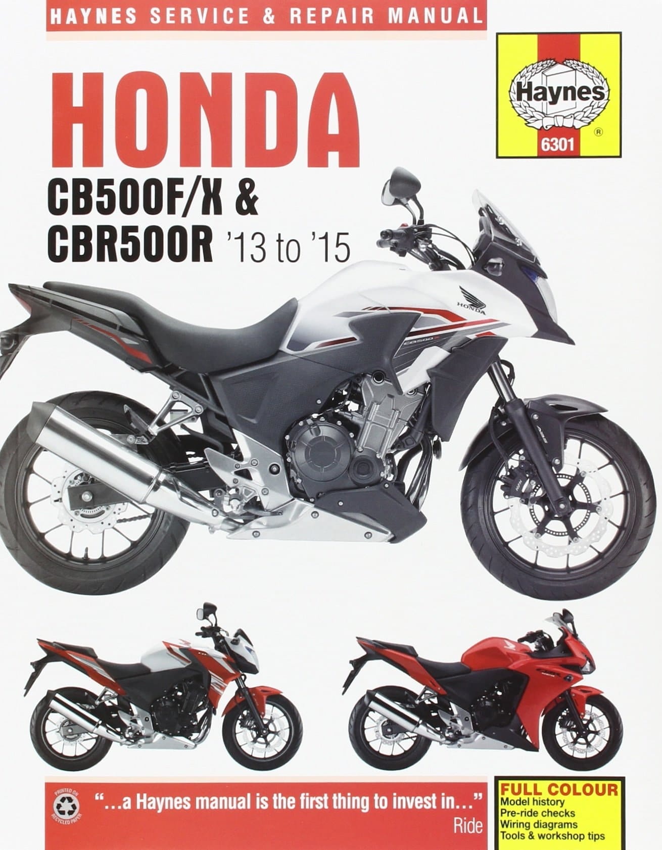 Honda CB500F/X & CBR500R, '13-'15