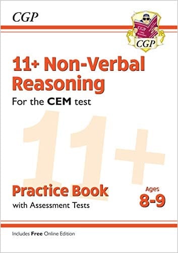 11+ Non-verbal Reasoning for the CEM Test Practice Book - Ages 8-9, with Assessment Tests