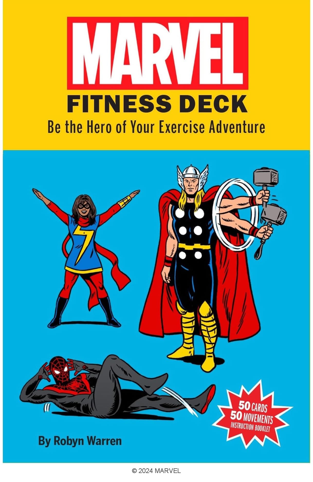 MIGHTY MARVEL FITNESS DECK.