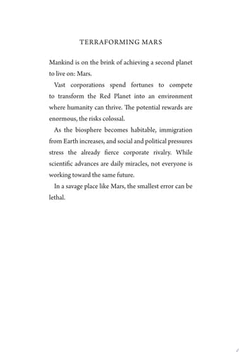 In the Shadow of Deimos A Terraforming Mars Novel