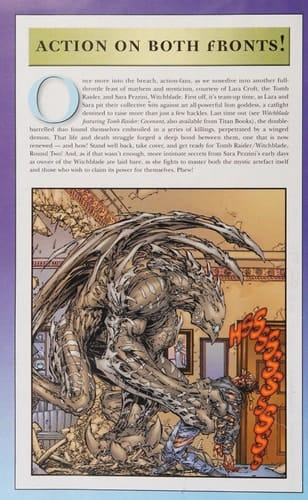 Witchblade Featuring Tomb Raider Ceremony