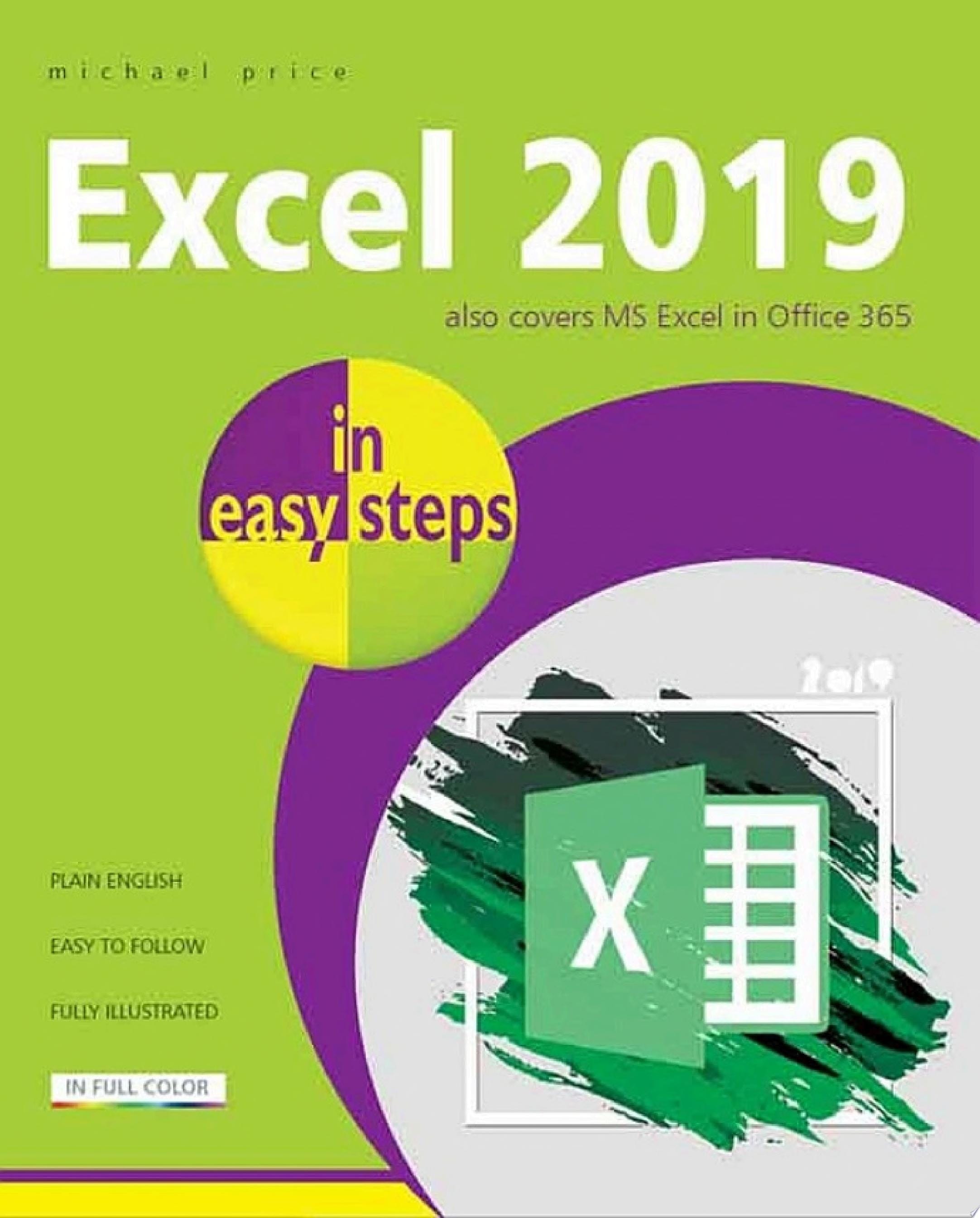 Excel 2019 in easy steps