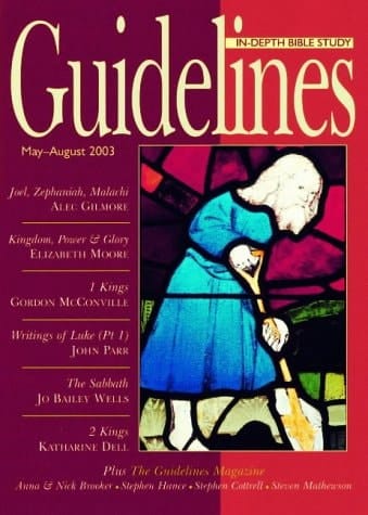 Guidelines May - August 2003 In-depth Bible Study