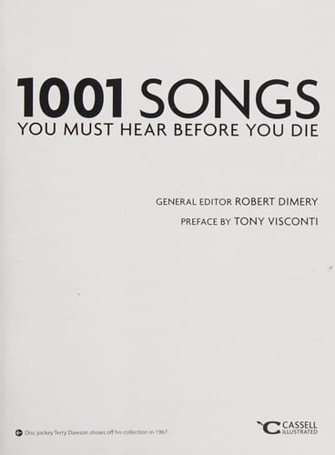 1001 Songs You Must Hear Before You Die