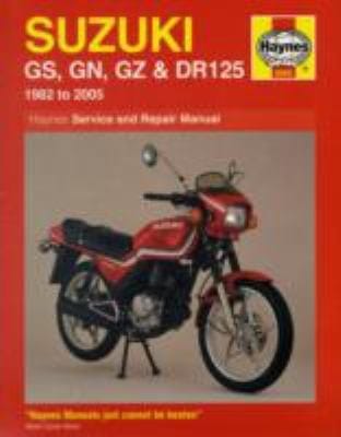 Suzuki GS GN GZ and DR125 Service and Repair Manual