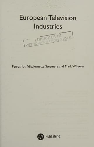 European Television Industries (International Screen Industries)