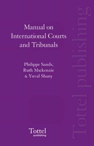 Manual on International Courts and Tribunals