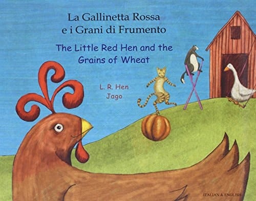 La gallinetta ross e i grani de i framento