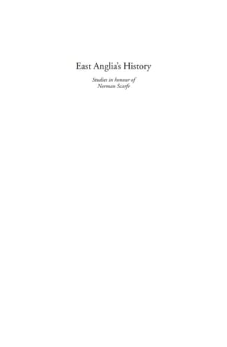 East Anglia's History