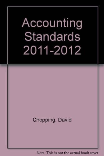 Accounting Standards, 2011-12 Extant at 30 April 2011