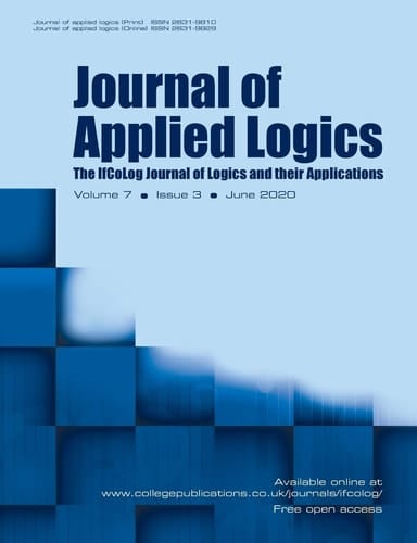 Journal of Applied Logics - The IfCoLog Journal of Logics and Their Applications Volume 7 Issue 3, June 2020