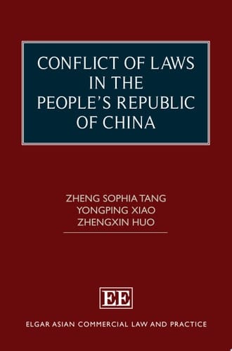 Conflict of Laws in the People’s Republic of China