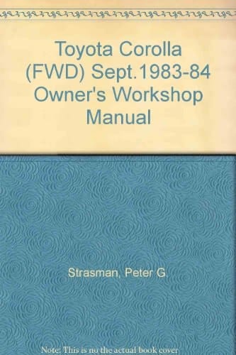 Toyota Corolla Owners Workshop Manual