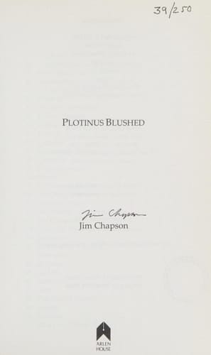 Plotinus Blushed