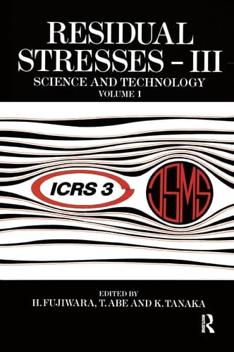 Residual Stresses III Science and technology two volume set