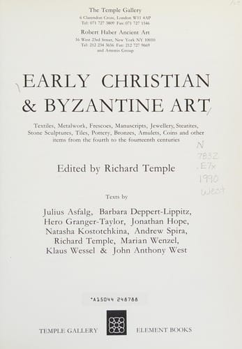 Early Christian and Byzantine Art