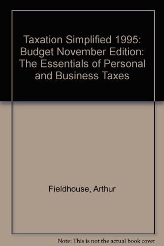 Taxation Simplified November Budget 1995