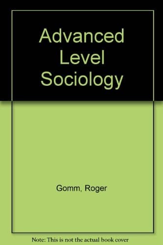 Advanced Level Sociology