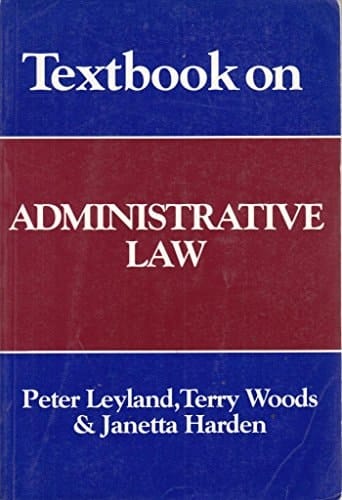 Textbook on Administrative Law