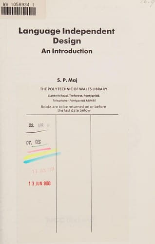 Language Independent Design: An Introduction