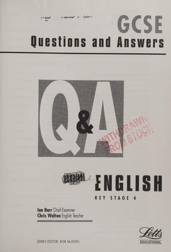 English Key Stage 4