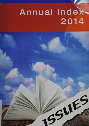 Issues Annual Index 2014