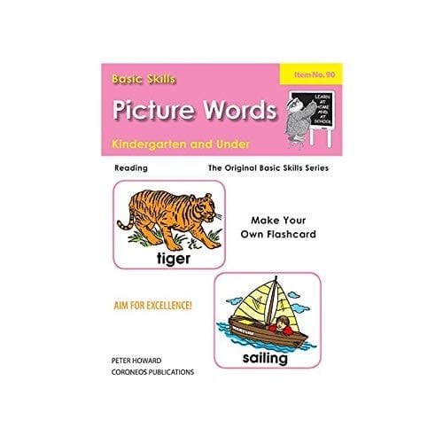 Picture Words (aim for Excellence) : Reading, Make Your Own Flashcards