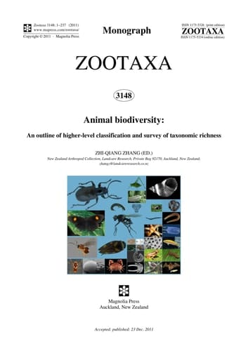 Animal Biodiversity An Outline of Higher-level Classification and Survey of Taxonomic Richness